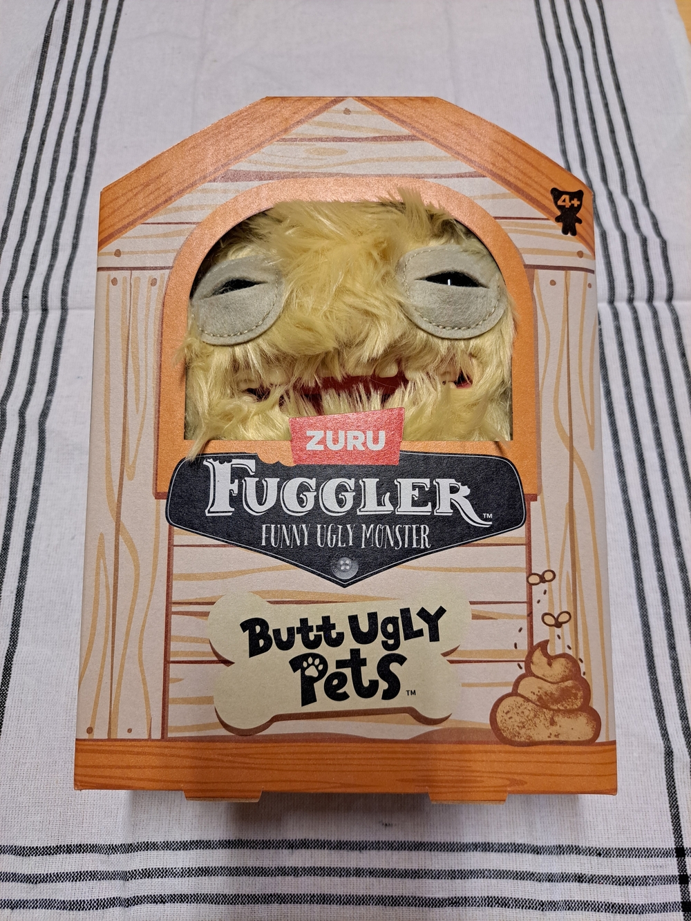ZURU Fuggler Butt Ugly Pets Plush - Yellow Funny Ugly Monster